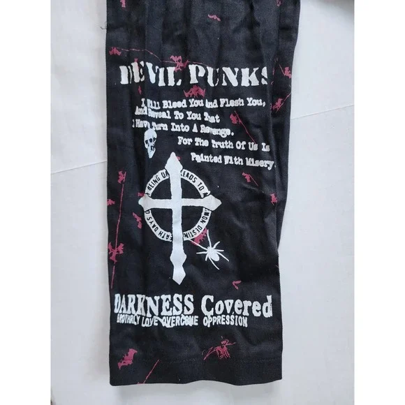 Goth Lolita & Punk Pants Womens Large NWT‎ Y2K Inspired Harajuku Belts Bondage - Picture 4 of 13